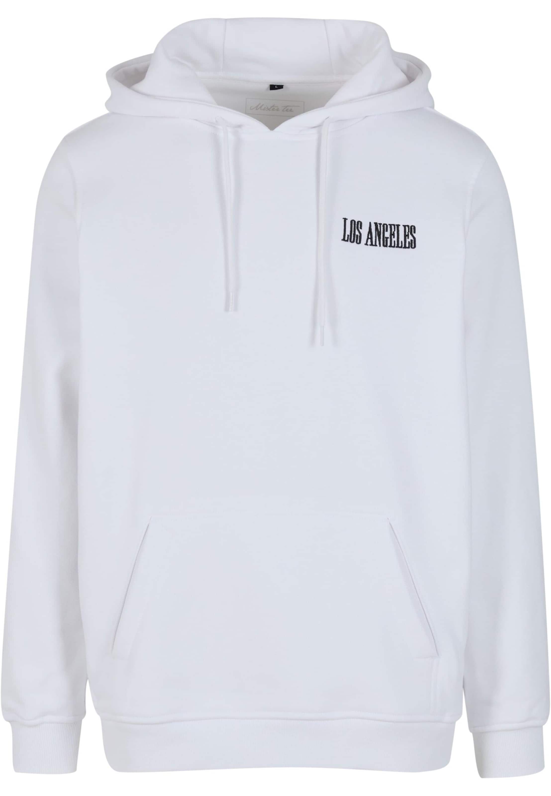Mister Tee Sweatshirt 'Los Angeles' i vit: framsida