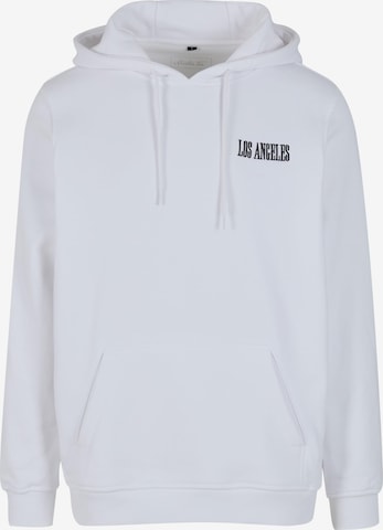 Felpa 'Los Angeles' di Mister Tee in bianco: frontale