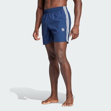 Pantaloncini da bagno 'Adicolor' di ADIDAS ORIGINALS in blu: frontale