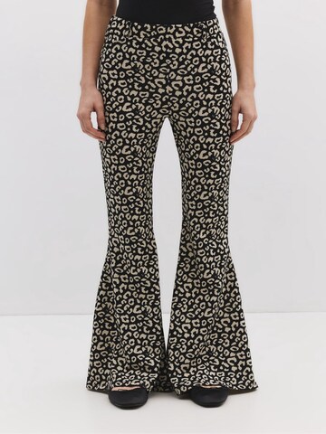 No Matter What Flared Broek in Zwart
