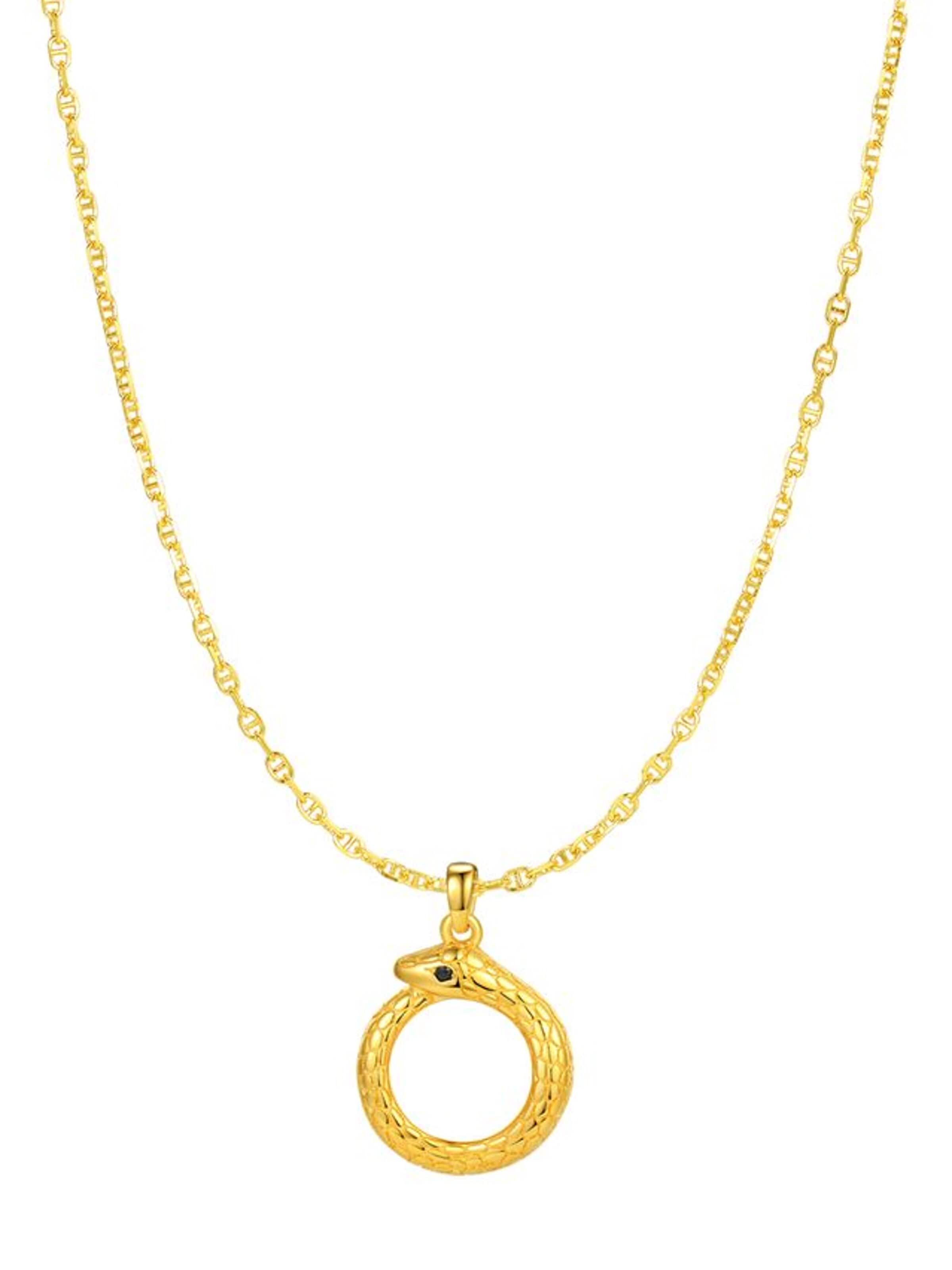 Collana 'Renewal' di Hey Happiness in oro: frontale