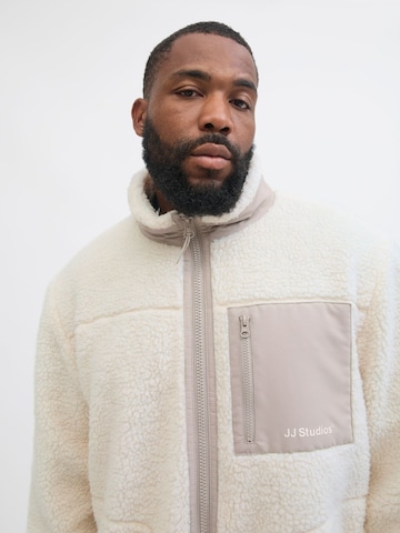 Veste en polaire JACK & JONES en beige