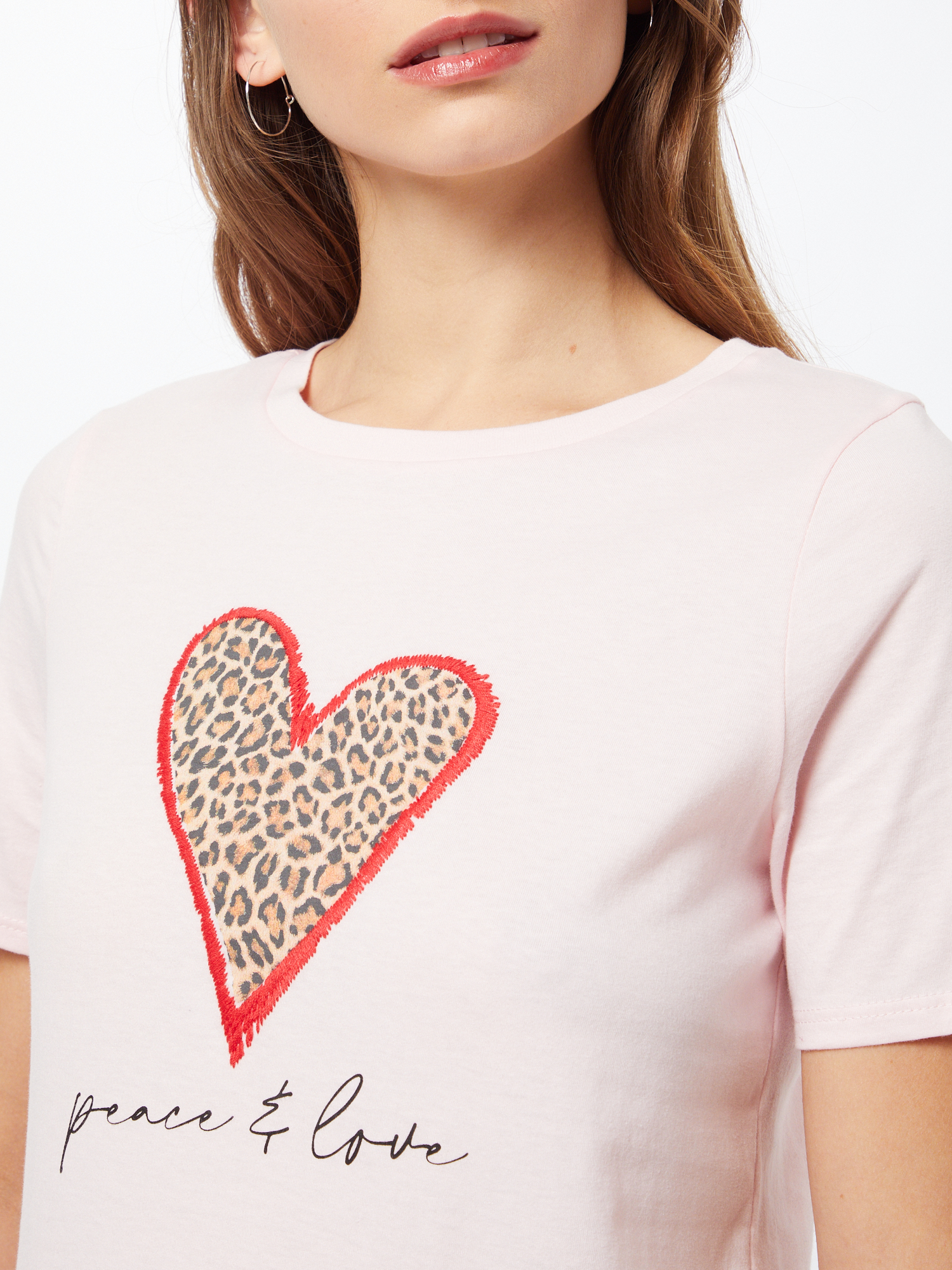 River Island T-Shirt in Pastellpink 