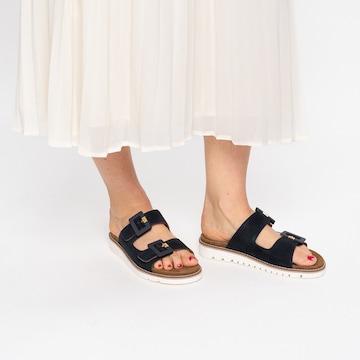 ARA Pantolette in Blau: Vorderseite