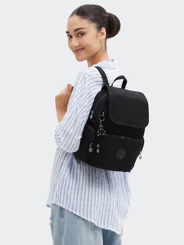 KIPLING - Mochila 'City Zip S' em preto