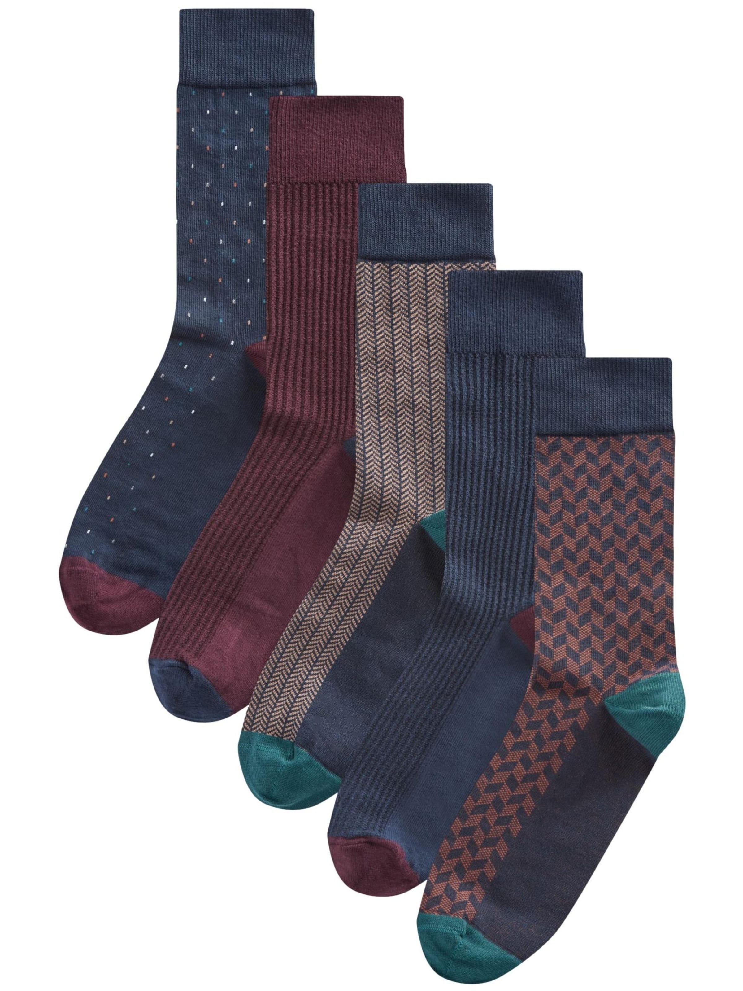 Next Sockor i blå: framsida