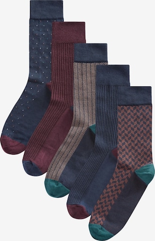 Next Socks in Blue: front