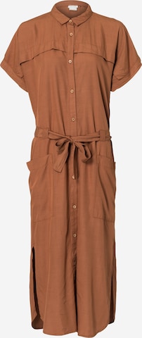 SKFK Shirt Dress 'KATINA' in Brown: front
