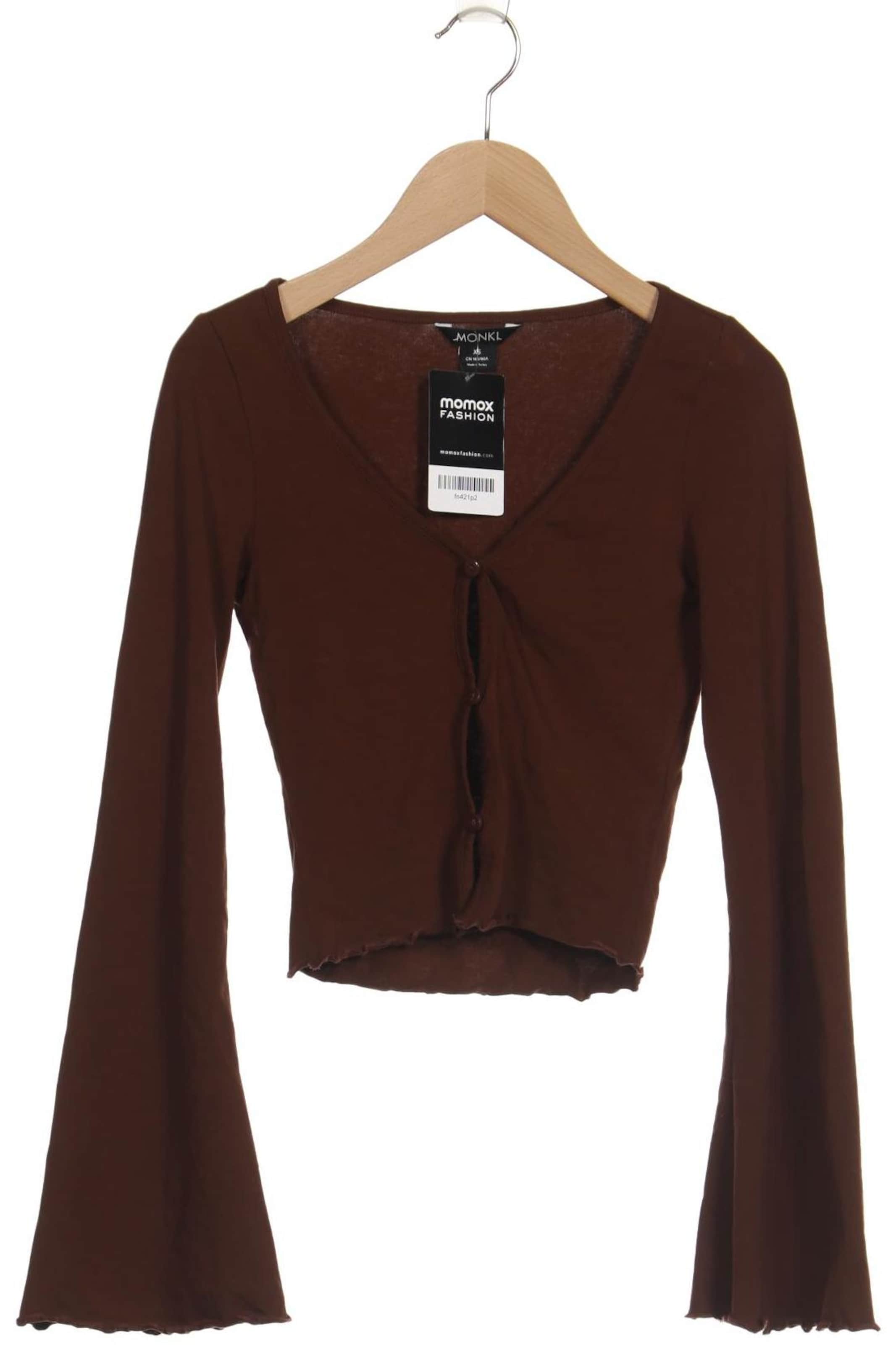 Monki Strickjacke XS in Braun: Vorderseite